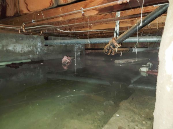 Crawlspace Drainage in Easley